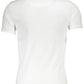 Elegant White Embroidered Logo Tee