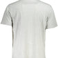 Sleek Gray Designer Tee with Iconic Logo