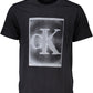Sleek Cotton Tee with Signature Print
