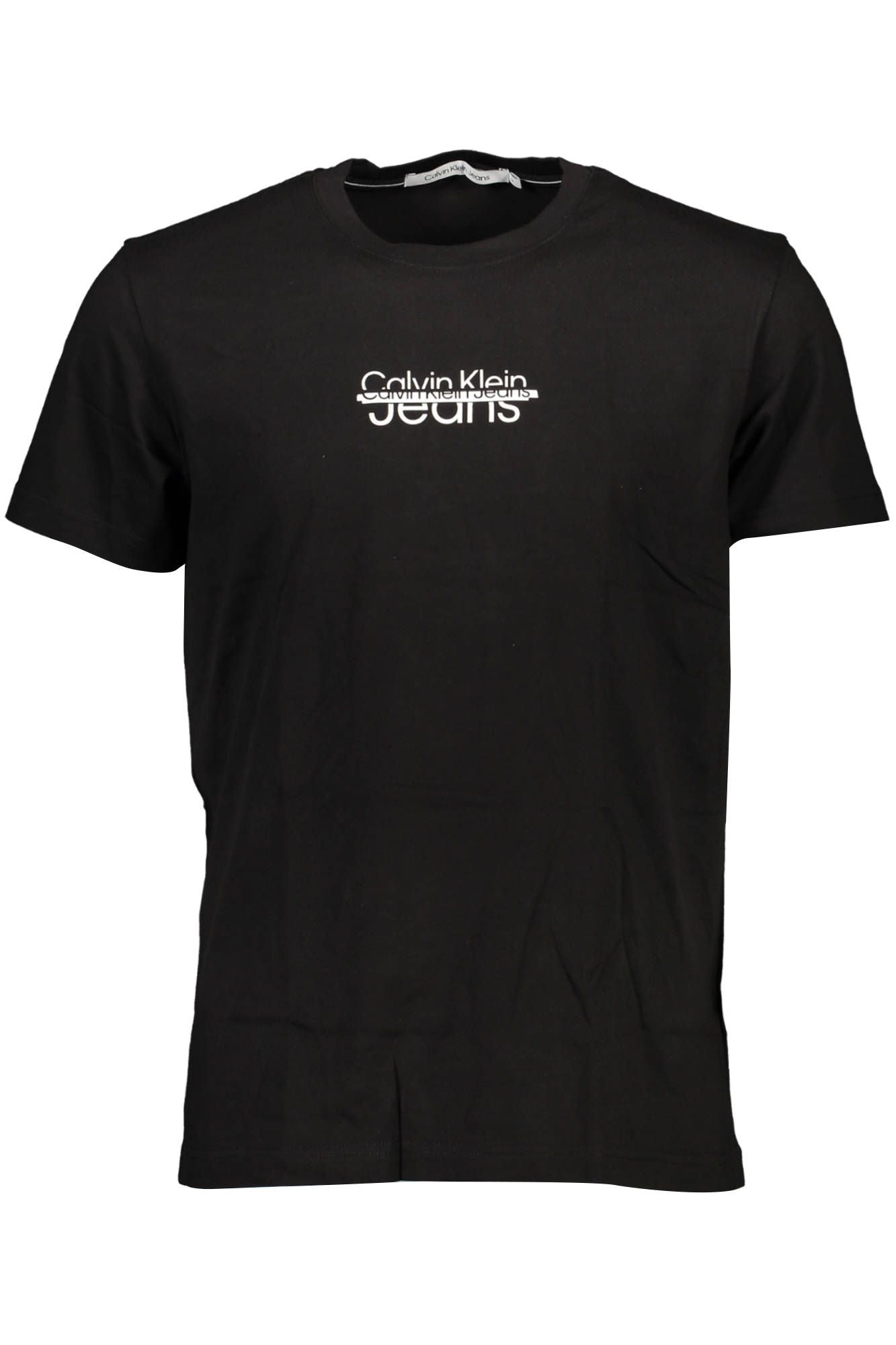 Sleek Printed Cotton Tee for Men
