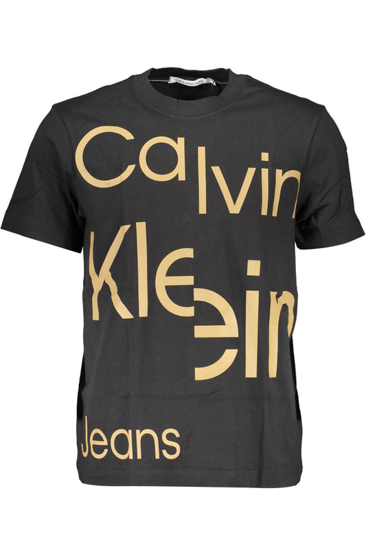 Sleek Minimalist Black Cotton Tee