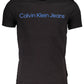 Sleek Cotton Logo Tee with Contrasting Accents