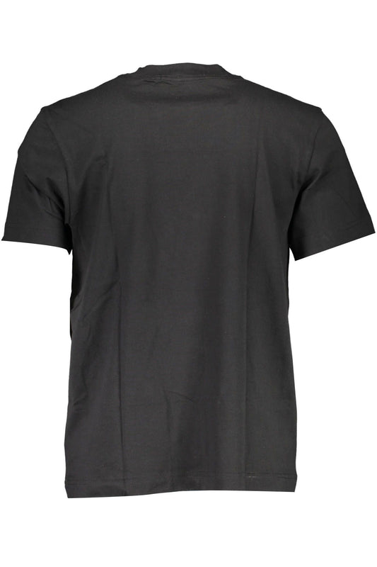 Sleek Minimalist Black Cotton Tee