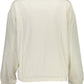 Elegant White Cotton Tee with Iconic Print