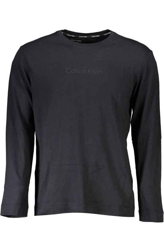 Sleek Cotton Long Sleeve Logo Tee