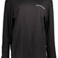 Sleek Cotton Long-Sleeve Tee with Reflective Logo