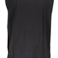 Sleek Sleeveless Embroidered Logo Tee