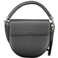 Elegant Black Shoulder Bag with Logo Detailing