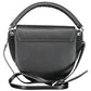 Elegant Black Shoulder Bag with Logo Detailing