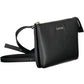 Sleek Black Dual Compartment Handbag