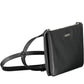 Elegant Black Shoulder Bag with Logo Detail
