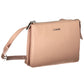Chic Pink Contrasting Details Shoulder Bag