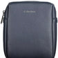 Eco-Conscious Blue Shoulder Bag for Men