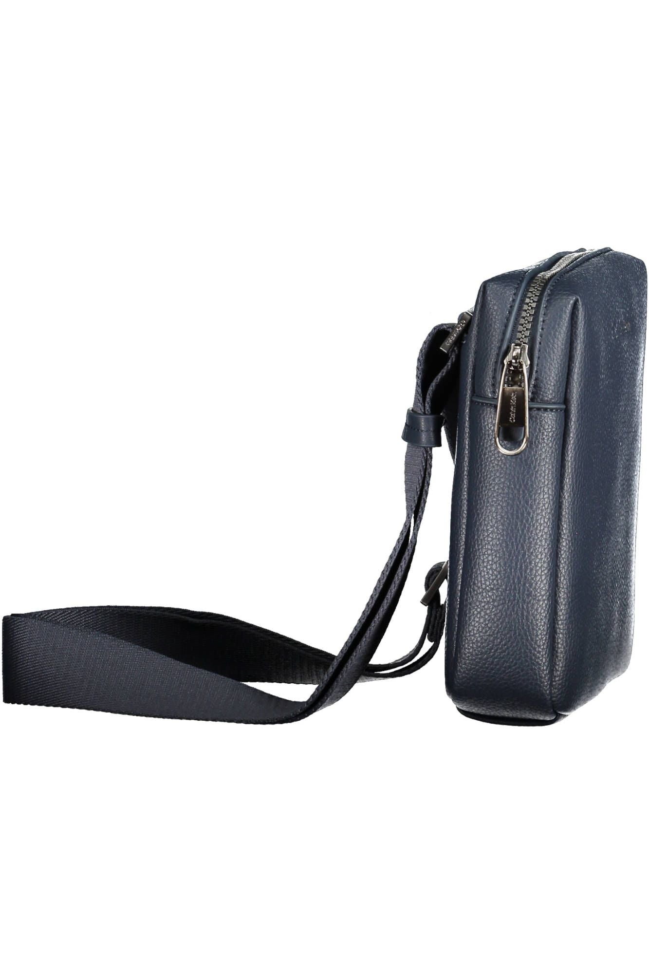 Eco-Friendly Blue Shoulder Bag With Logo