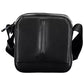 Classic Black Shoulder Bag with Contrasting Details
