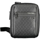 Elegant Black Shoulder Bag with Contrasting Details