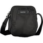 Eco Chic Black Shoulder Bag with Logo