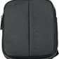 Elegant Black Shoulder Bag with Contrast Details