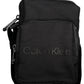 Sleek Black Nylon Shoulder Bag for Men