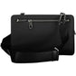 Sleek Black Recycled Shoulder Bag