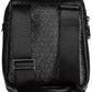 Elegant Black Shoulder Bag with Contrast Details