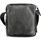 Chic Black Shoulder Bag with Logo Detail
