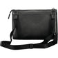 Elegant Black Shoulder Bag with Contrasting Details
