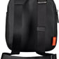 Eco-Chic Black Shoulder Bag with Logo Detail
