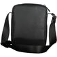 Elegant Black Shoulder Bag with Contrasting Details