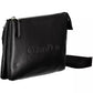Sleek Black Shoulder Bag with Logo Detail
