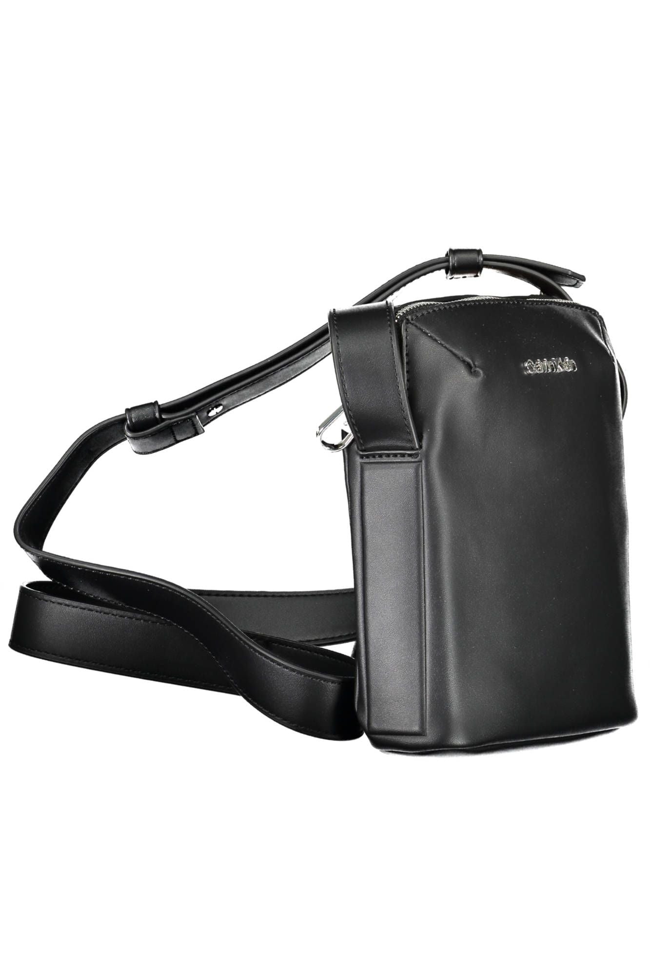 Eco-Conscious Black Shoulder Bag for Men