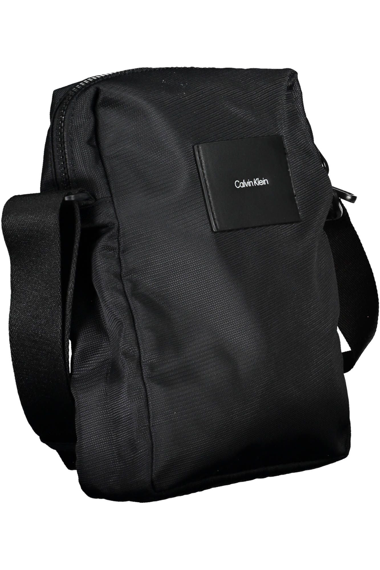 Sleek Black Eco-Friendly Shoulder Bag