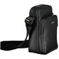 Elegant Black Shoulder Bag with Contrasting Details