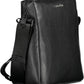 Sleek Black Eco-Conscious Shoulder Bag