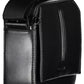 Classic Black Shoulder Bag with Contrasting Details