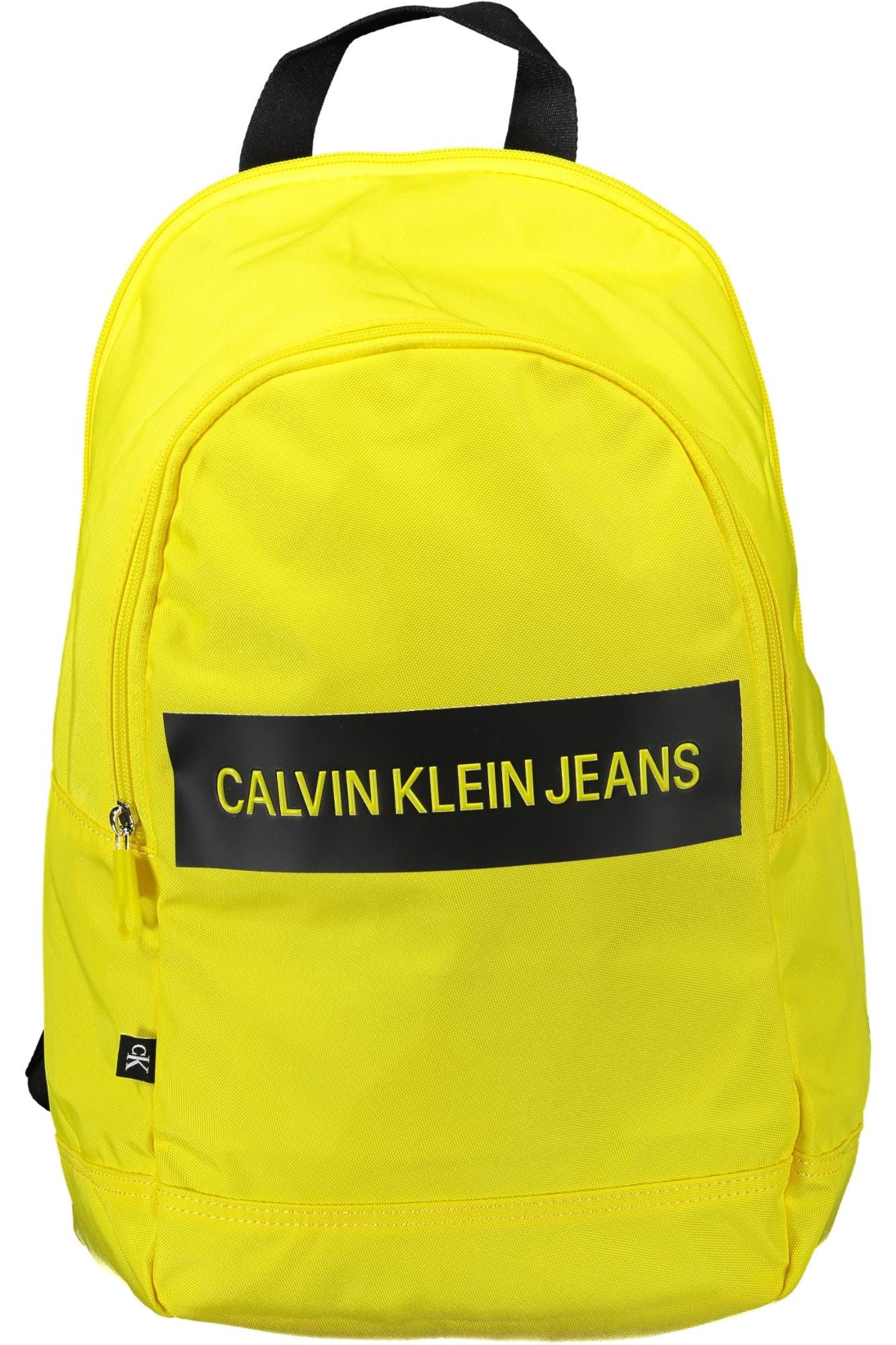 Chic Yellow Backpack with Laptop Pocket