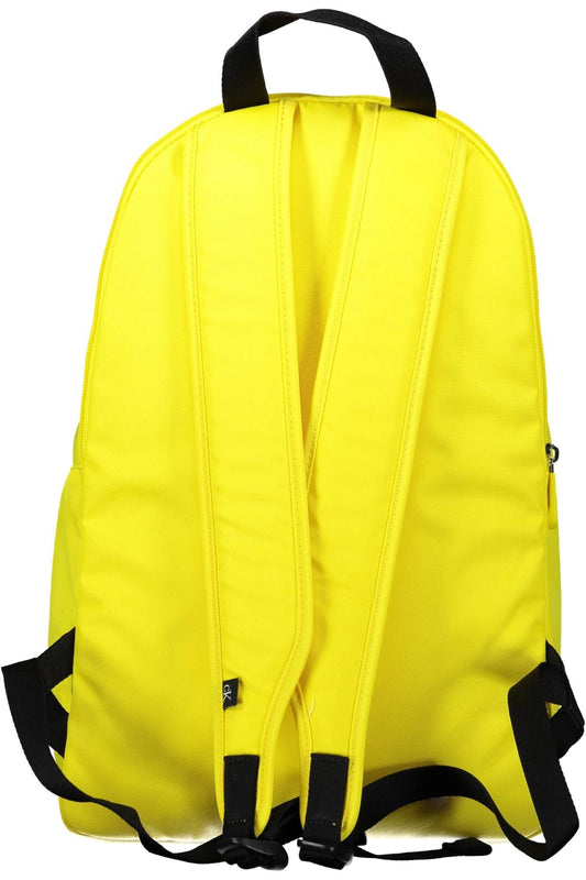 Chic Yellow Backpack with Laptop Pocket