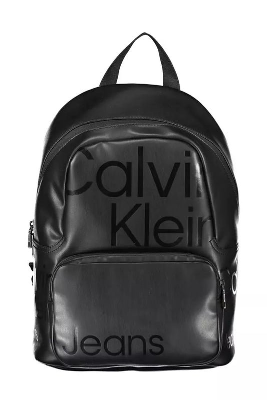 Sleek Urban Backpack with Contrasting Details