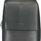 Sleek Black Recycled Backpack for the Modern Man