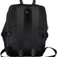 Eco-Sleek Black Backpack with Laptop Compartment
