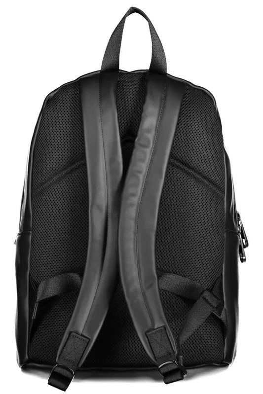 Eco-Conscious Sleek Black Backpack