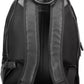 Sleek Black Urban Backpack with Logo Detail