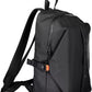 Eco-Sleek Black Backpack with Laptop Compartment