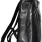 Sleek Black Eco-Conscious Backpack