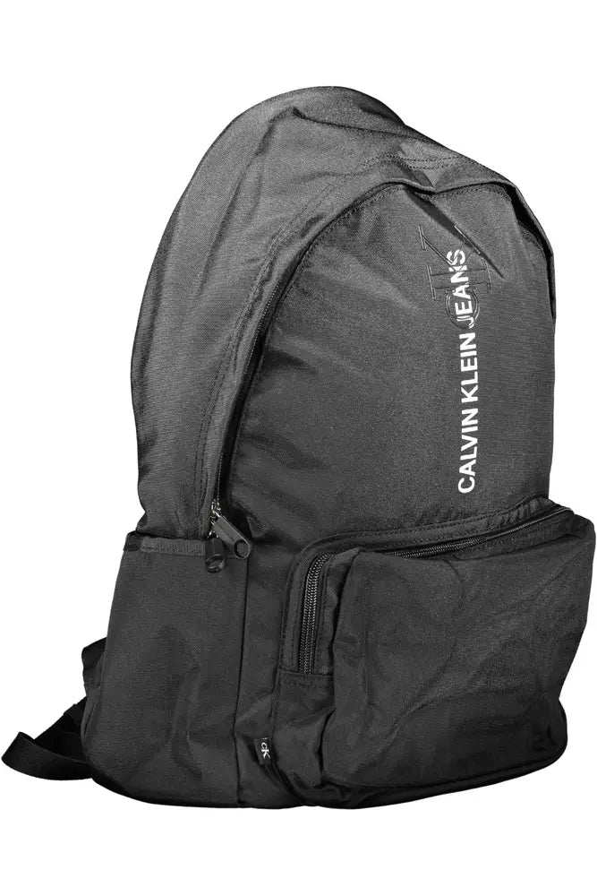 Eco-Conscious Chic Black Backpack