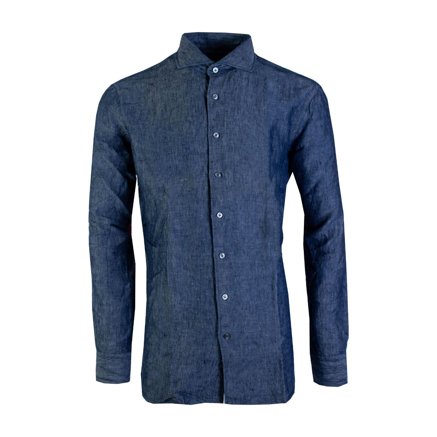 Dapper Denim-Effect Linen Shirt