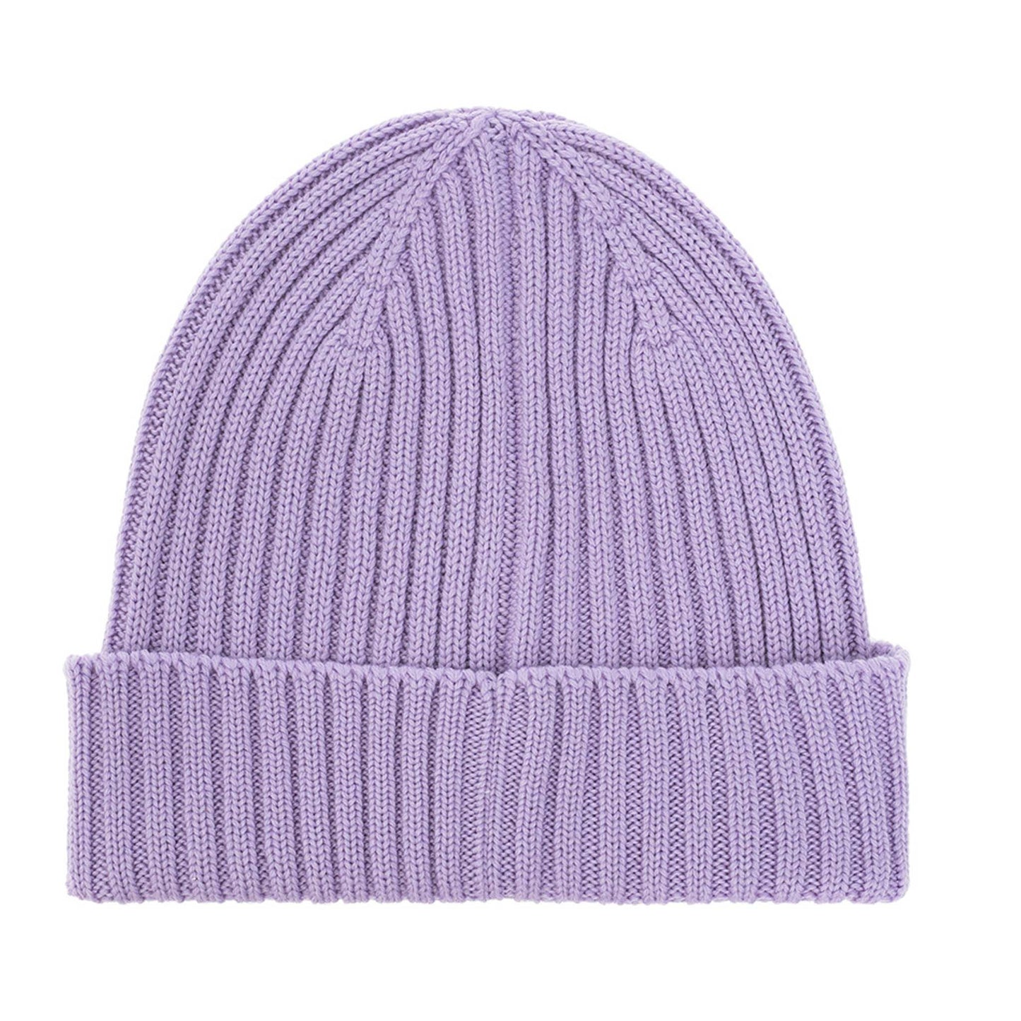 Elegant Lilac Wool Fisherman Beanie Cap