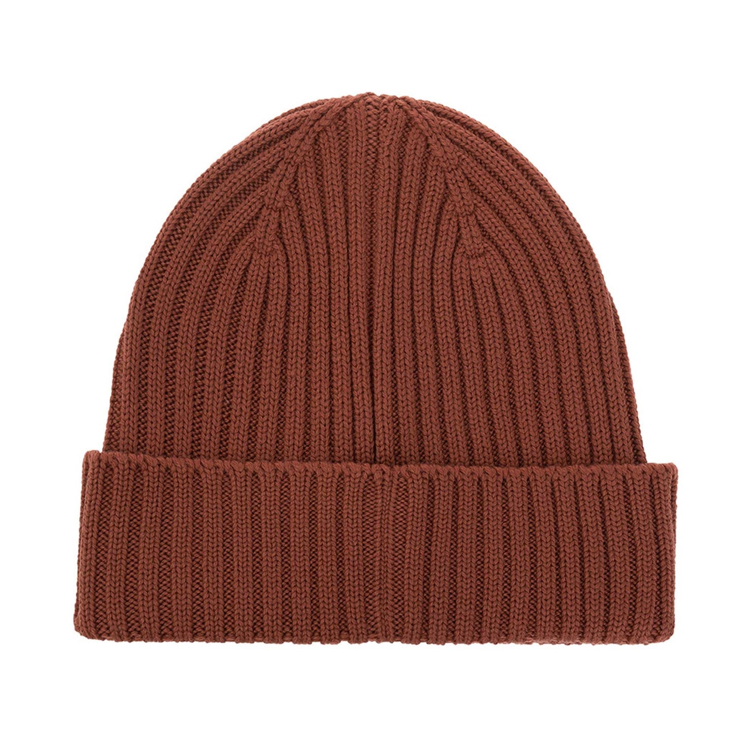 Elegant Rusty Wool Fisherman Beanie