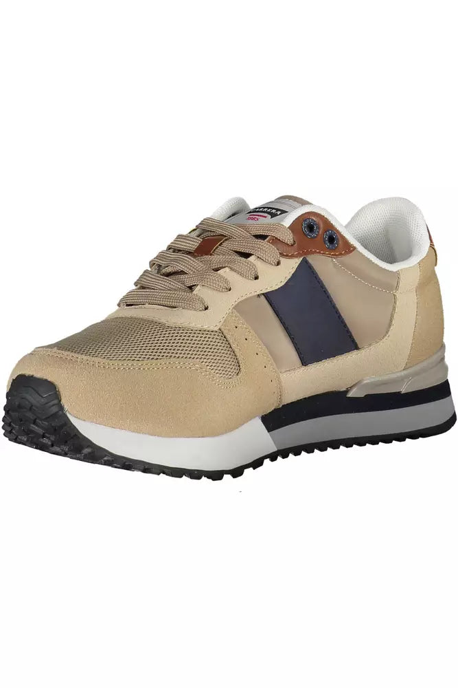 Beige ECO Leather Blend Sneakers