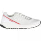 Sleek White Sneakers with Contrasting Details